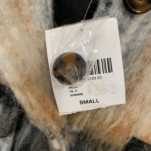 Forever 21 Womens Small Shacket Shirt Brown and Black Button Up Pockets NWT - Picture 7 of 7